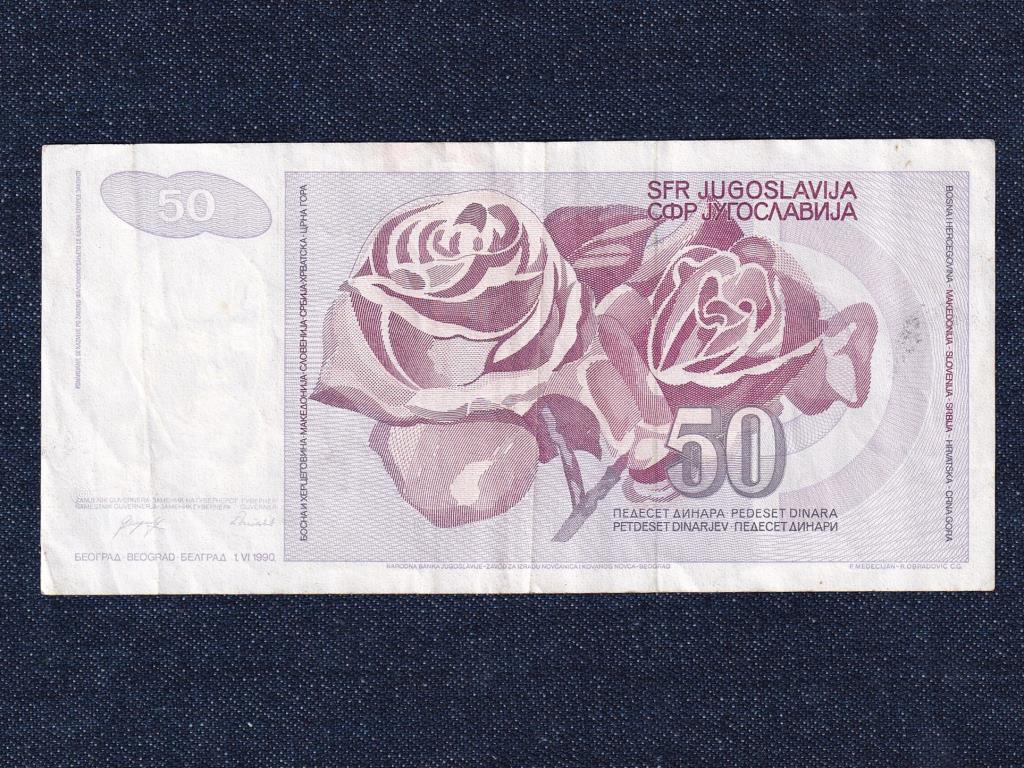 Jugoszl&aacute;via 50 D&iacute;n&aacute;r bankjegy