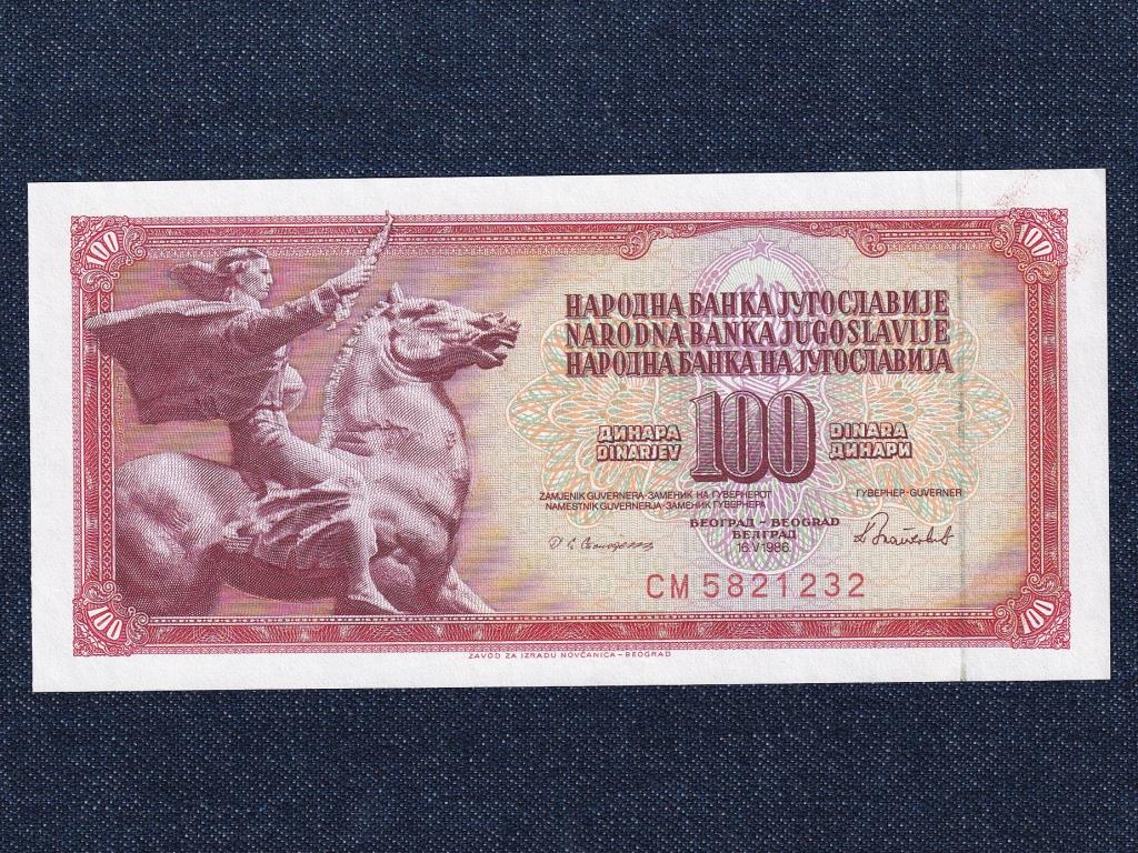 Jugoszl&aacute;via 100 D&iacute;n&aacute;r bankjegy