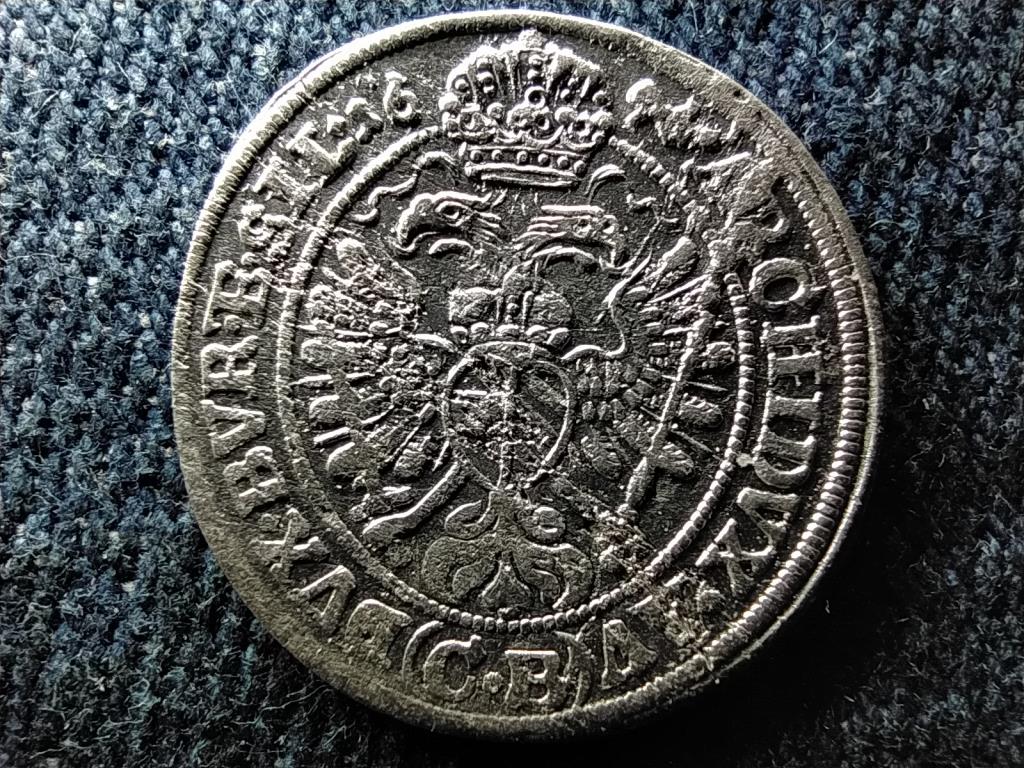 N&eacute;met-R&oacute;mai Birodalom Leopold I. cs&aacute;sz&aacute;r (1658-1705) ez&uuml;st 3 krajc&aacute;r