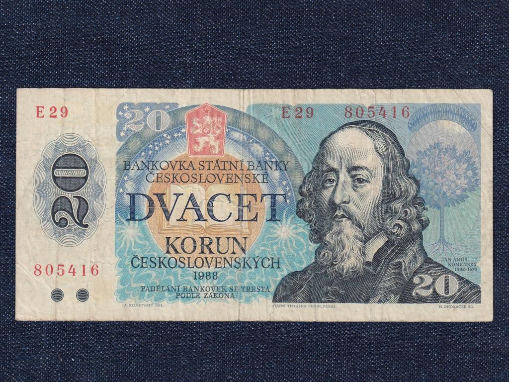Csehszlov&aacute;kia 20 Korona bankjegy