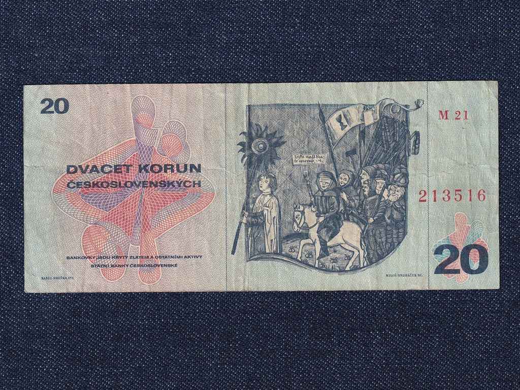 Csehszlov&aacute;kia 20 Korona bankjegy