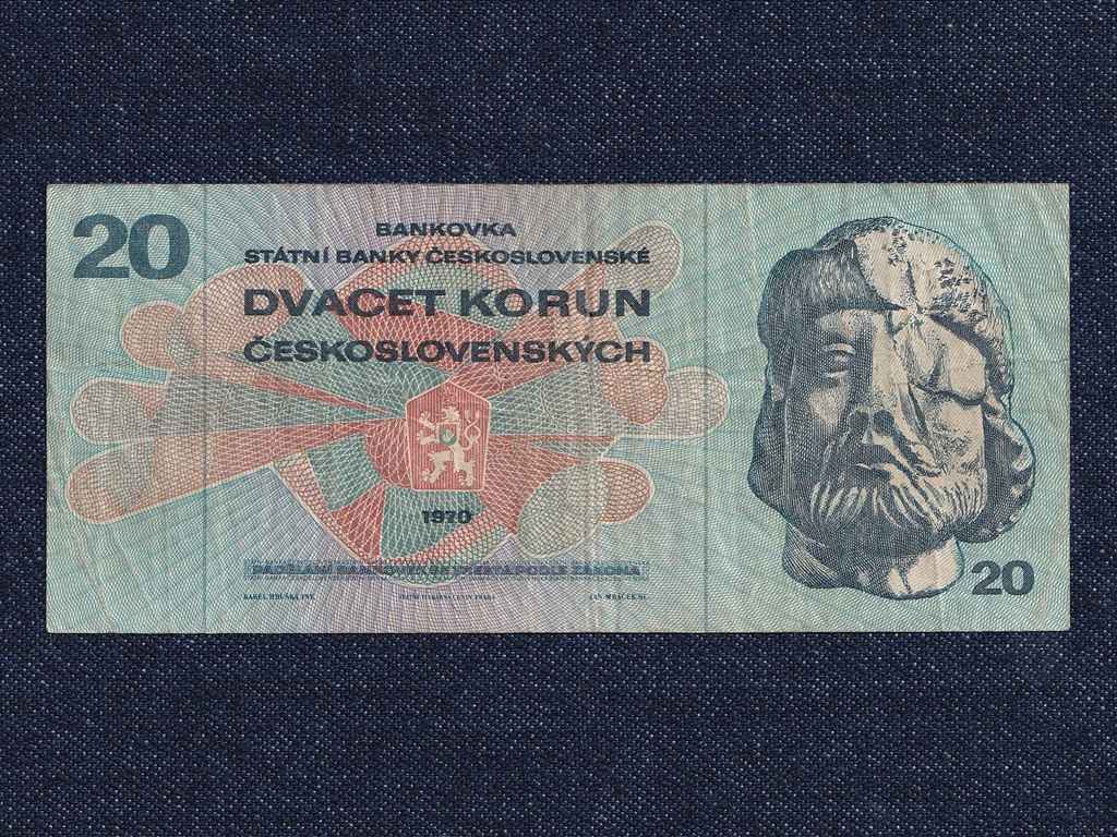 Csehszlov&aacute;kia 20 Korona bankjegy