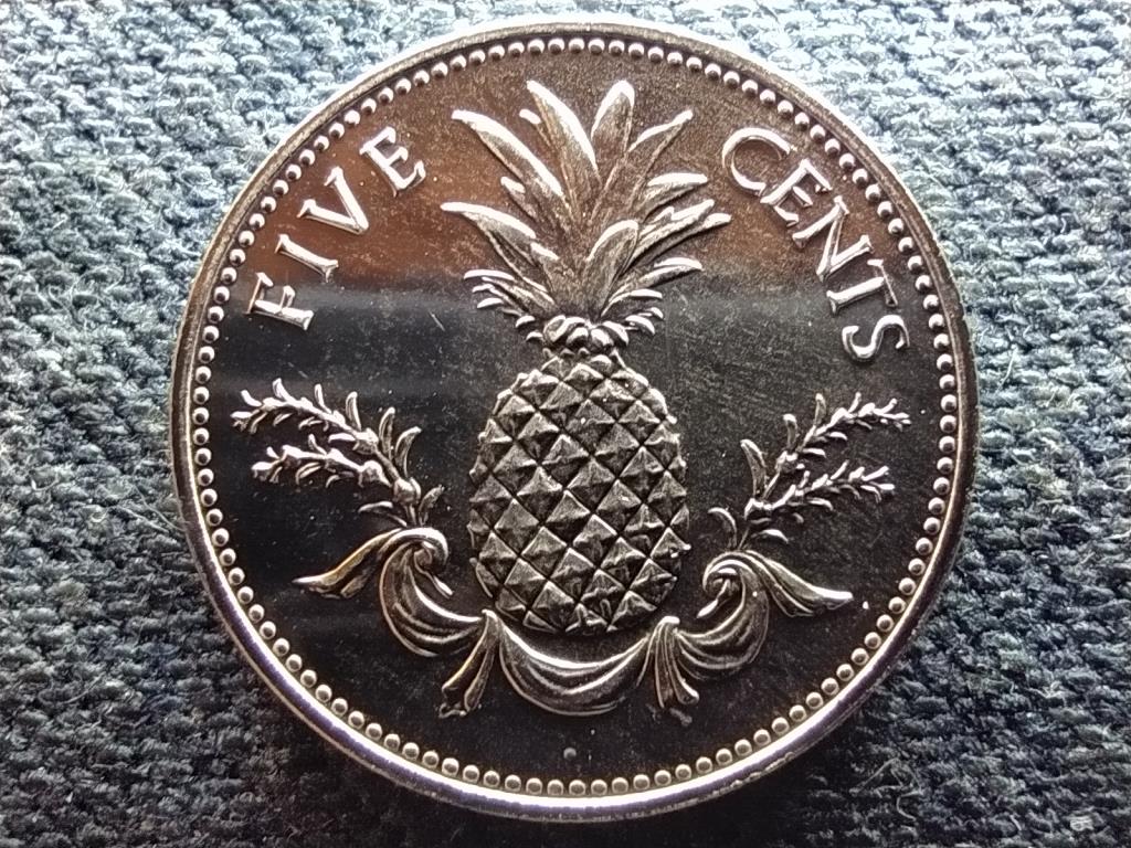 Bahama-szigetek II. Erzs&eacute;bet (1952-2022) 5 Cent