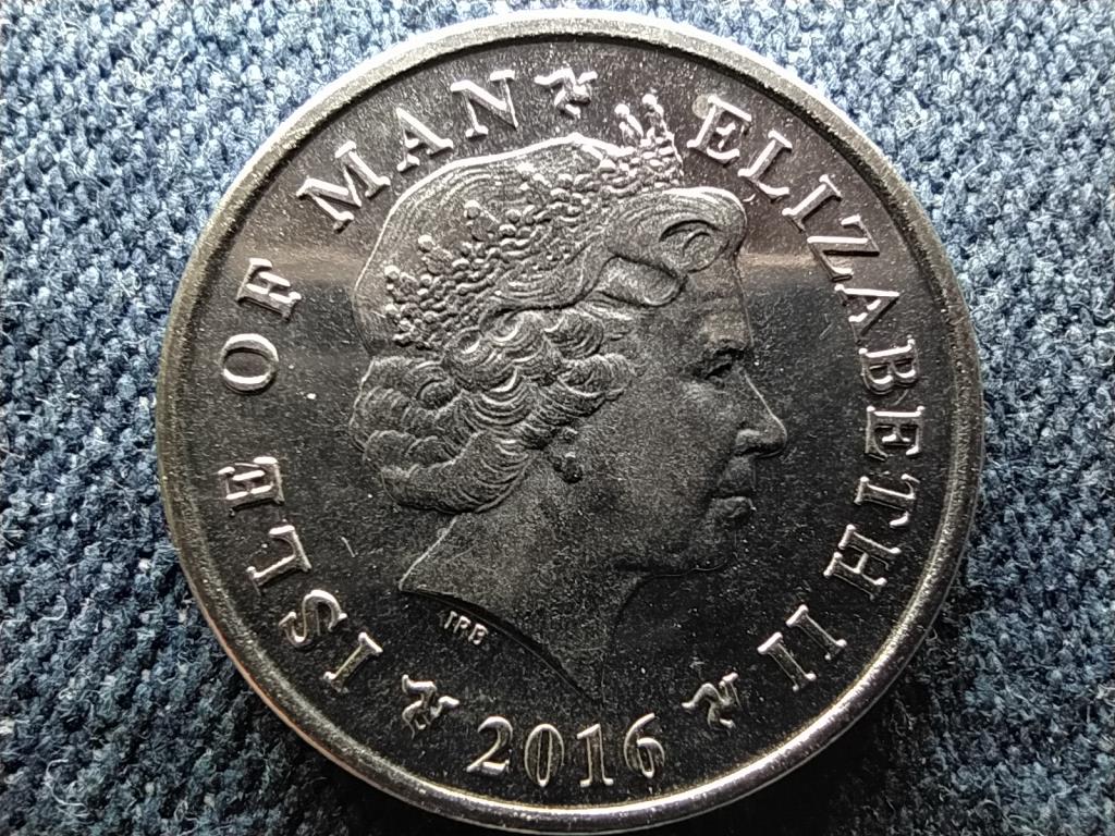 Man-sziget II. Erzs&eacute;bet vil&aacute;g&iacute;t&oacute;torony 10 penny