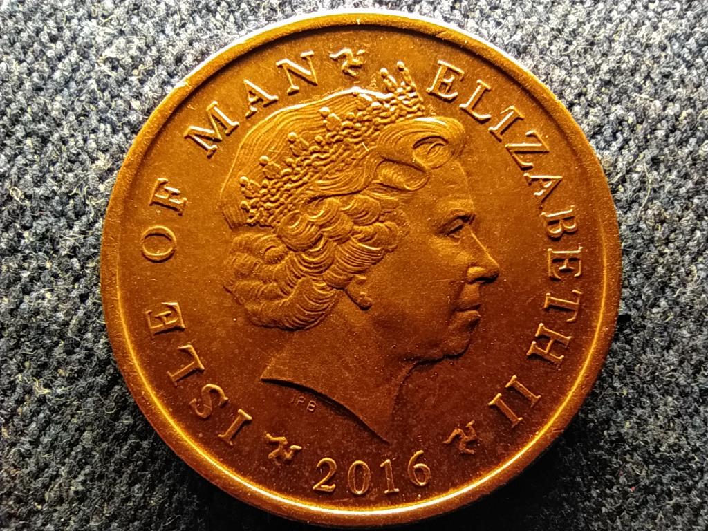 Man-sziget II. Erzs&eacute;bet Albert torony 2 penny