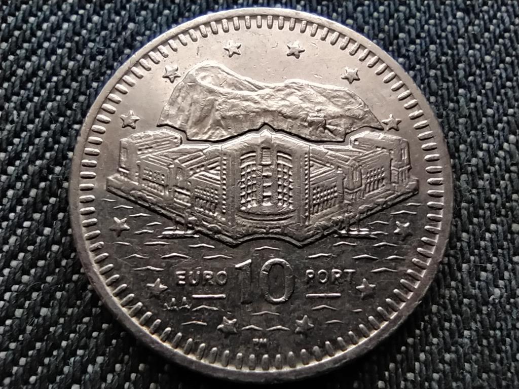 Gibralt&aacute;r II. Erzs&eacute;bet Europort 10 penny