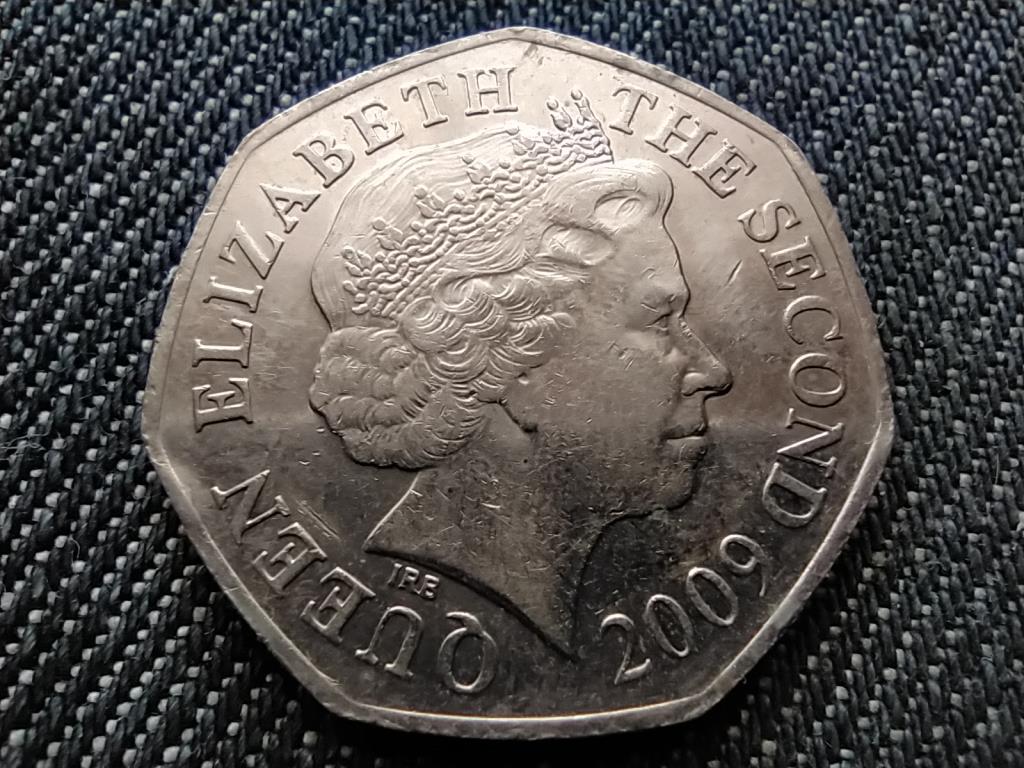 Jersey II. Erzs&eacute;bet Grosnez kast&eacute;ly 50 penny