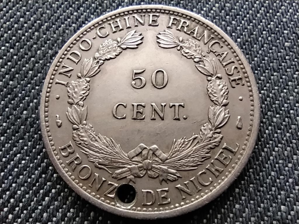 Franciaorsz&aacute;g Indok&iacute;na 50 Centimes