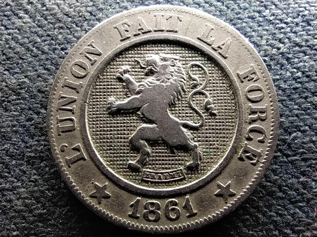 Belgium I. Lip&oacute;t (1831-1865) 10 centime francia sz&ouml;veg