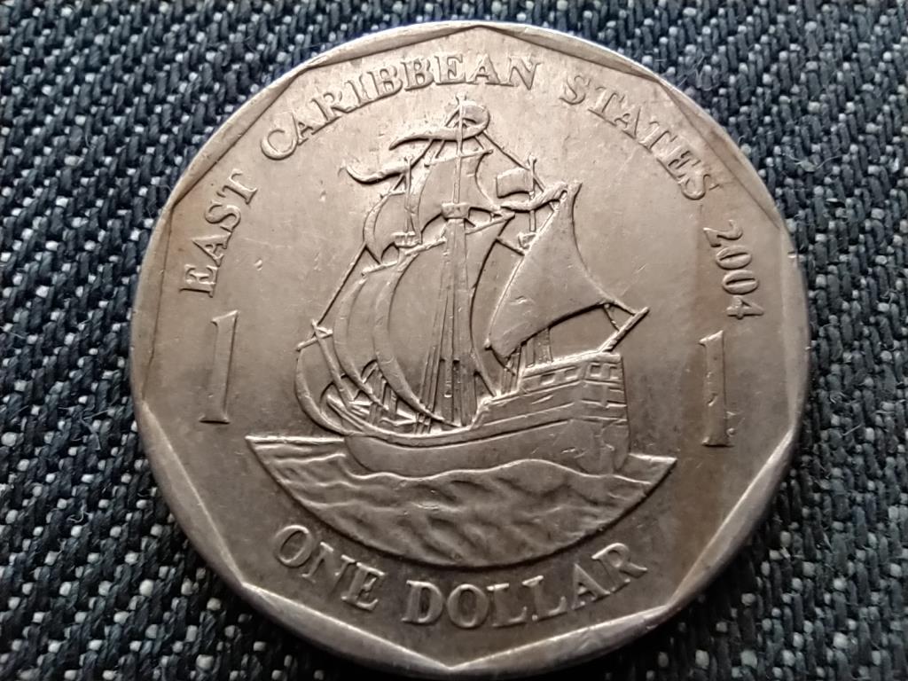 Kelet-karibi &Aacute;llamok Szervezete Golden Hind Drake haj&oacute;ja 1 doll&aacute;r