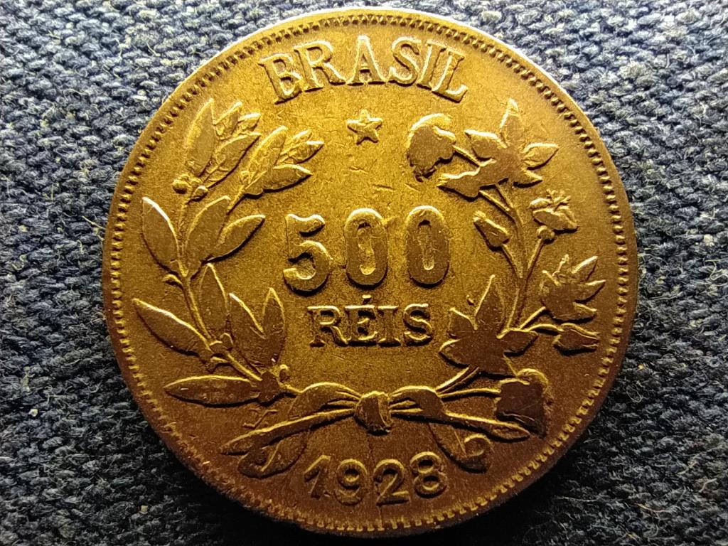 Braz&iacute;liai Egyes&uuml;lt &Aacute;llamok K&ouml;zt&aacute;rsas&aacute;g (1889-1967) 500 Reis