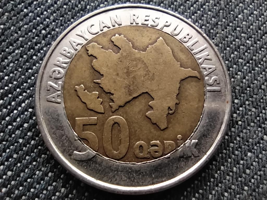 Azerbajdzs&aacute;n K&ouml;zt&aacute;rsas&aacute;g (1991-0) 50 Qəpik