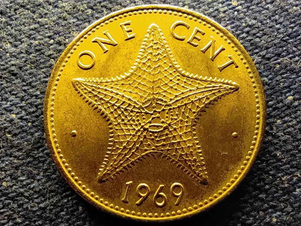 Bahama-szigetek II. Erzs&eacute;bet (1952-2022) 1 Cent