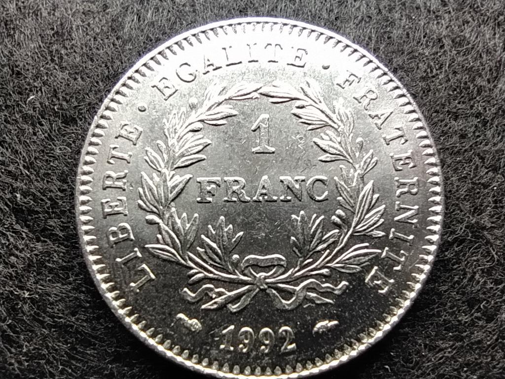 Franciaorsz&aacute;g 200 &eacute;ves az Első k&ouml;zt&aacute;rsas&aacute;g 1 frank