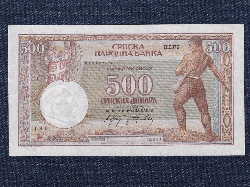 Szerbia 500 d&iacute;n&aacute;r bankjegy