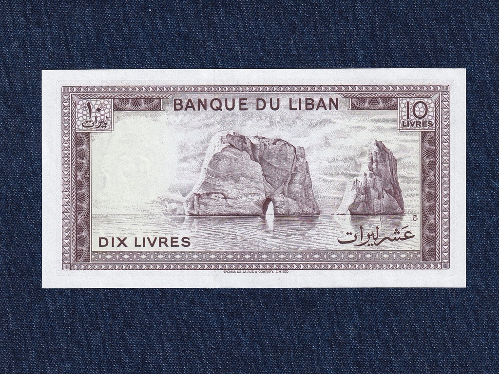 Libanon 10 Font bankjegy