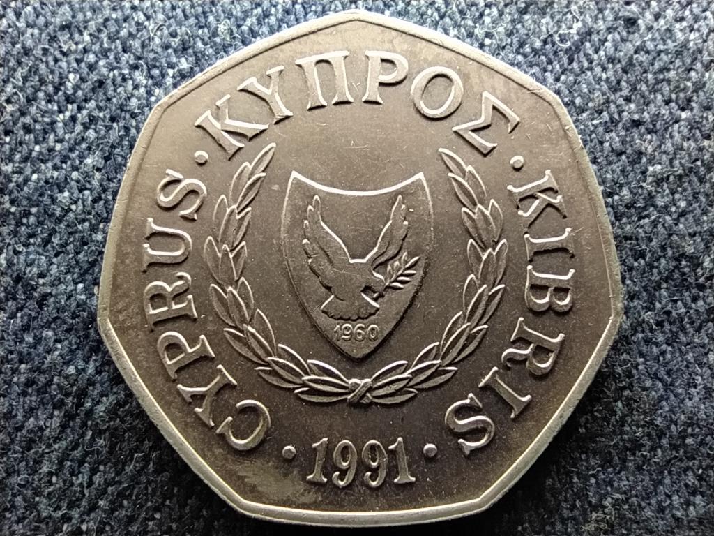 Ciprus K&ouml;zt&aacute;rsas&aacute;g (1960-0) 50 Cent