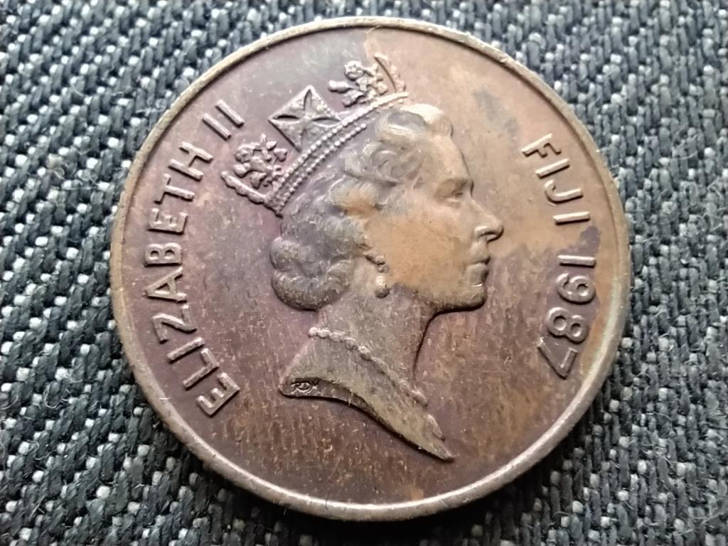 Fidzsi-szigetek II. Erzs&eacute;bet 2 cent