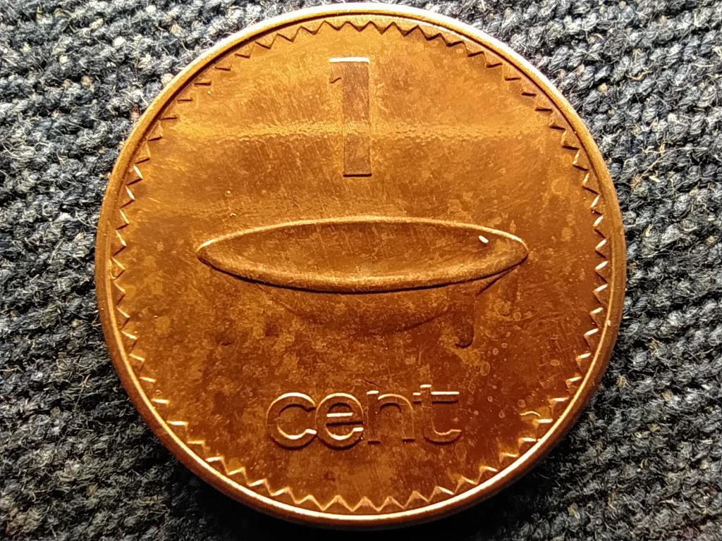 Fidzsi-szigetek II. Erzs&eacute;bet tanoa 1 cent