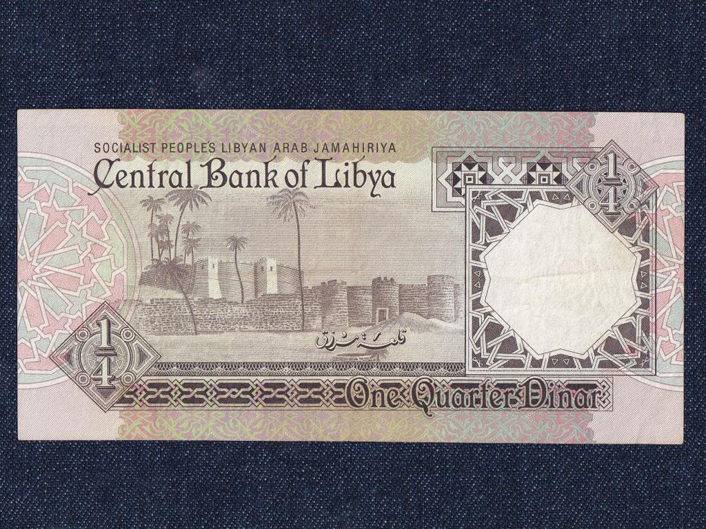 L&iacute;bia 1/4 d&iacute;n&aacute;r bankjegy