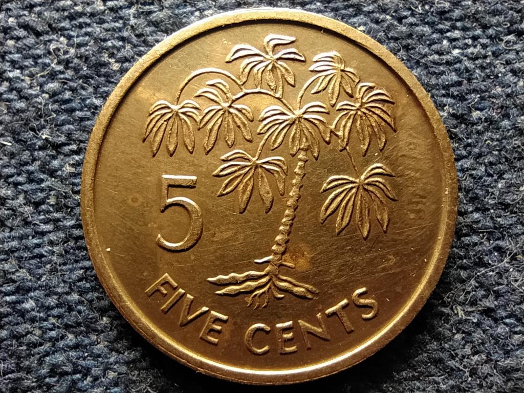 Seychelle-szigetek 5 cent