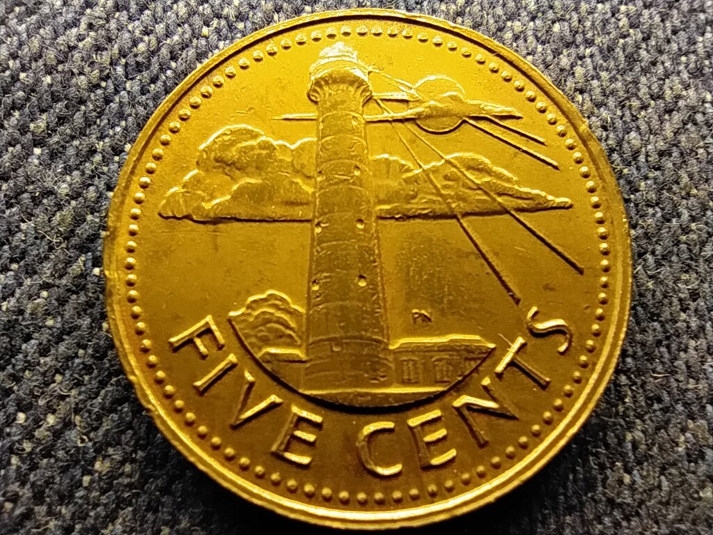 Barbados II. Erzs&eacute;bet (1966-2021) 5 Cent