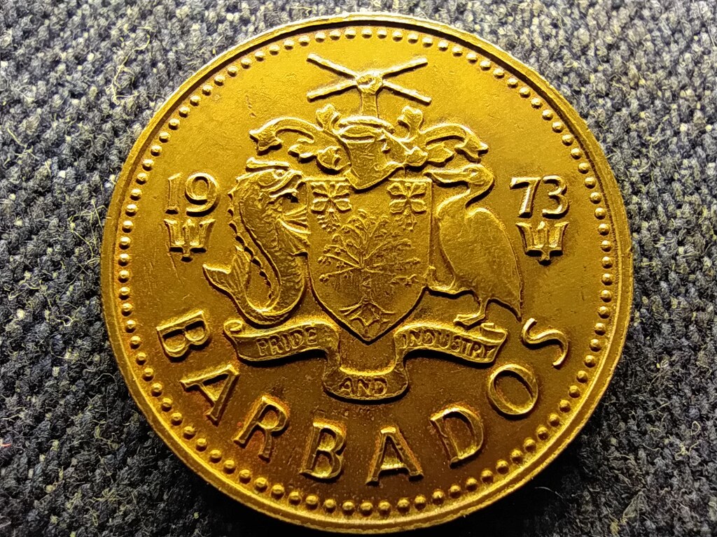 Barbados II. Erzs&eacute;bet (1966-2021) 5 Cent