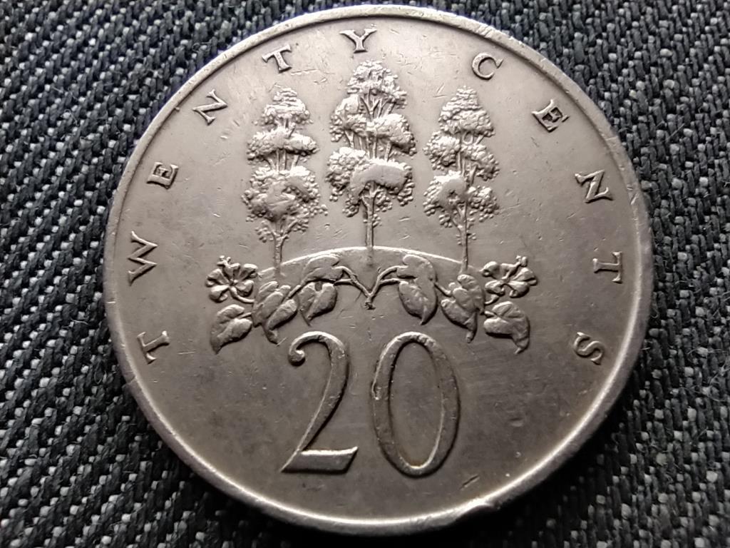 Jamaica II. Erzs&eacute;bet (1952-) 20 cent