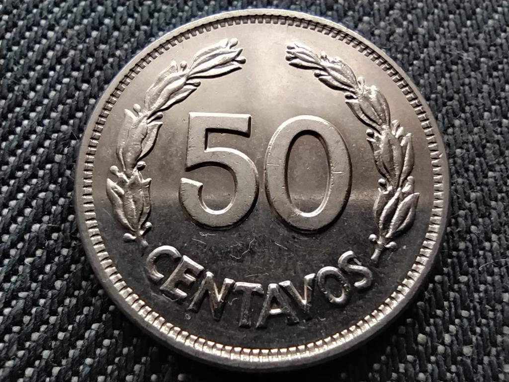 Ecuador K&ouml;zt&aacute;rsas&aacute;g (1830-0) 50 Centavo