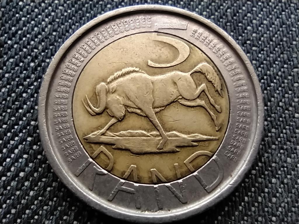 D&eacute;l-Afrikai K&ouml;zt&aacute;rsas&aacute;g Afrika-Dzonga 5 Rand
