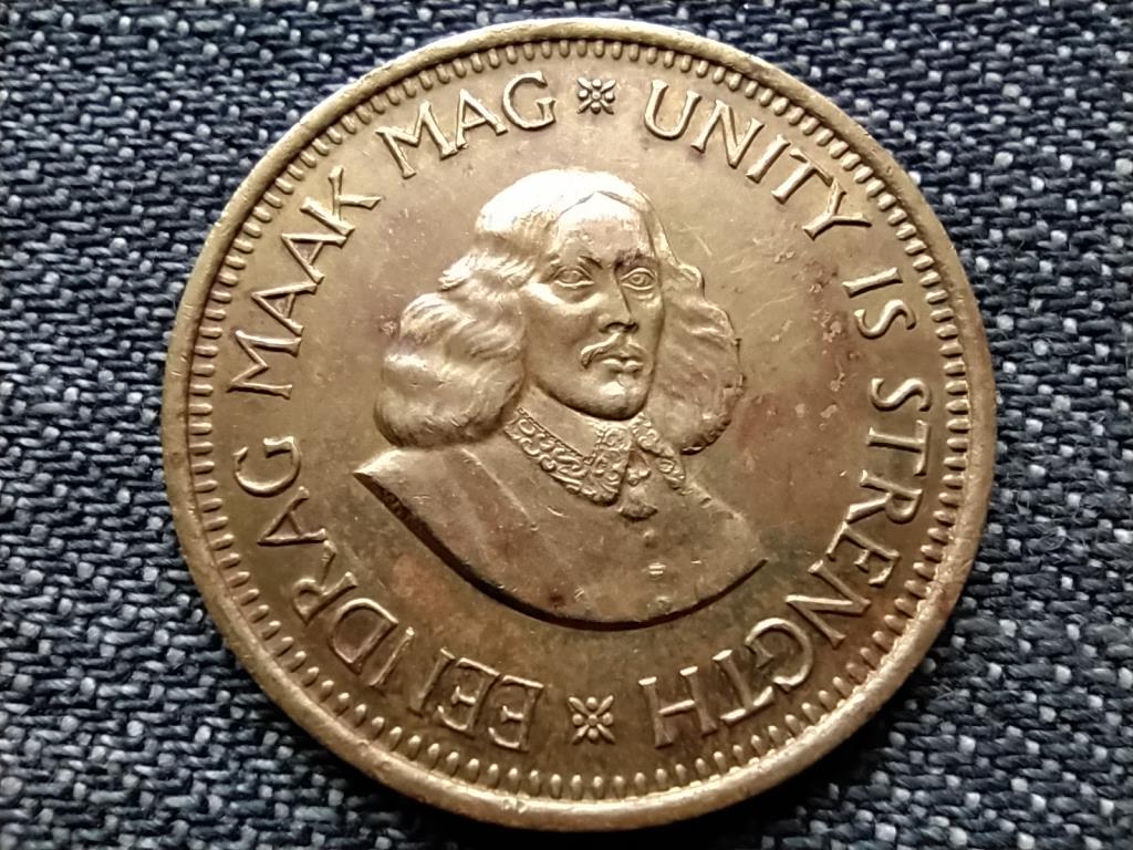 D&eacute;l-Afrikai K&ouml;zt&aacute;rsas&aacute;g Jan van Riebeeck 1/2 Cent