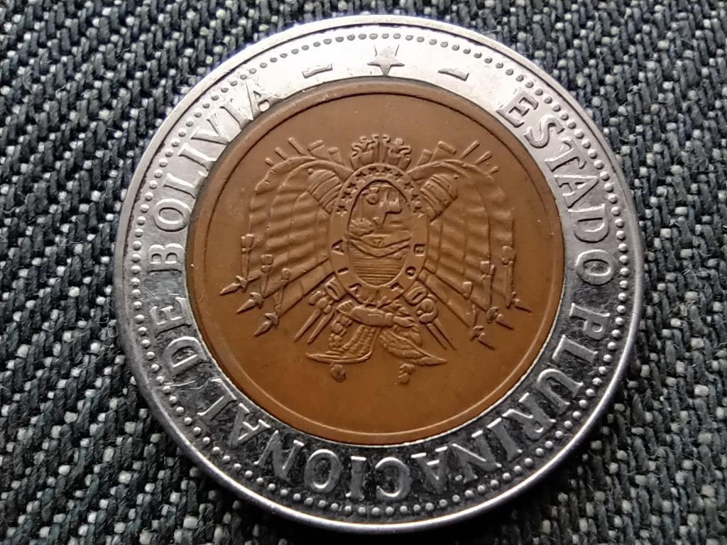 Bol&iacute;via T&ouml;bbes &aacute;llam (2009-0) 5 Bolivianos