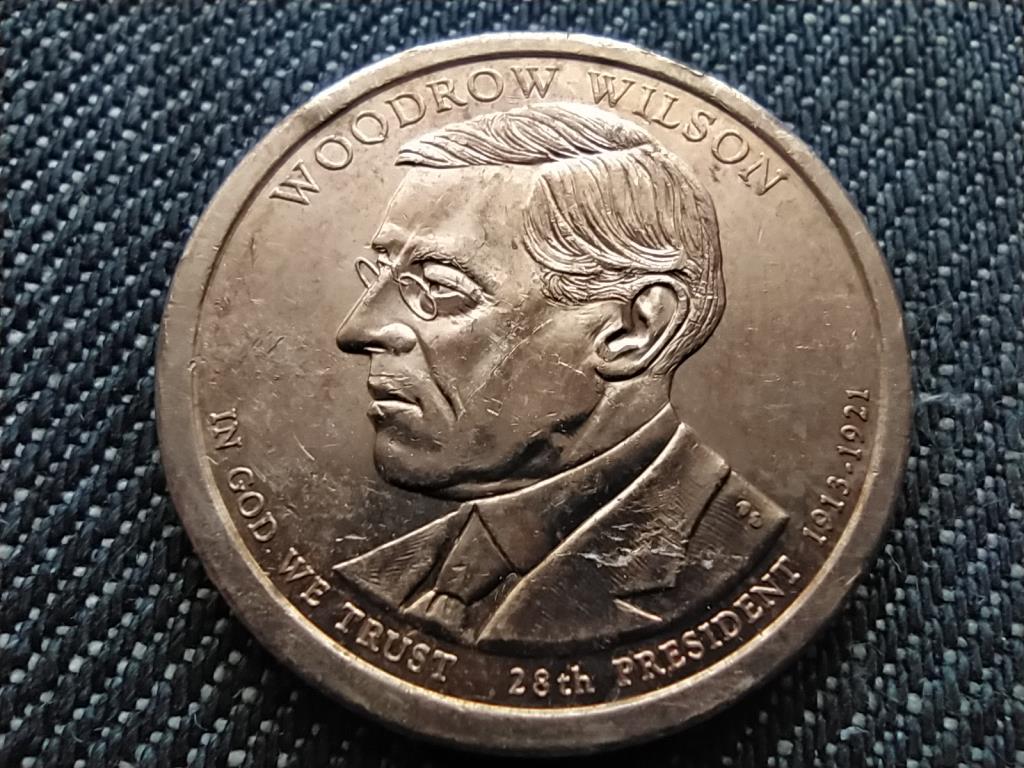 USA Eln&ouml;ki doll&aacute;r &eacute;rme sorozat Woodrow Wilson 1 Doll&aacute;r