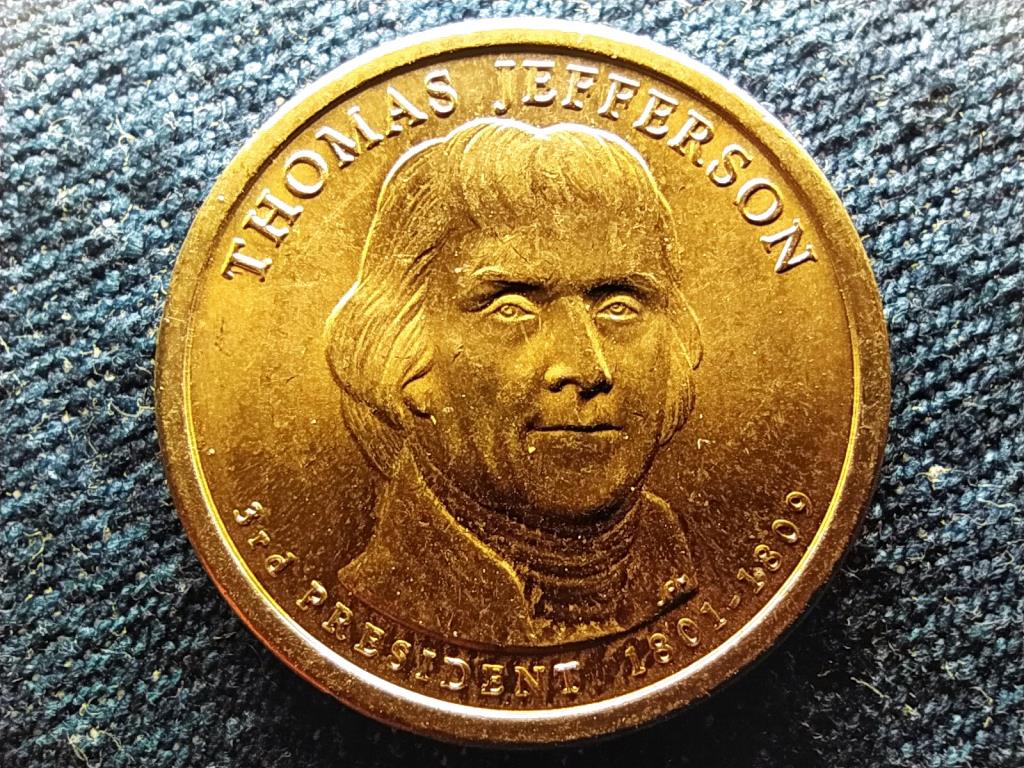 USA Eln&ouml;ki doll&aacute;r &eacute;rme sorozat Thomas Jefferson 1 Doll&aacute;r