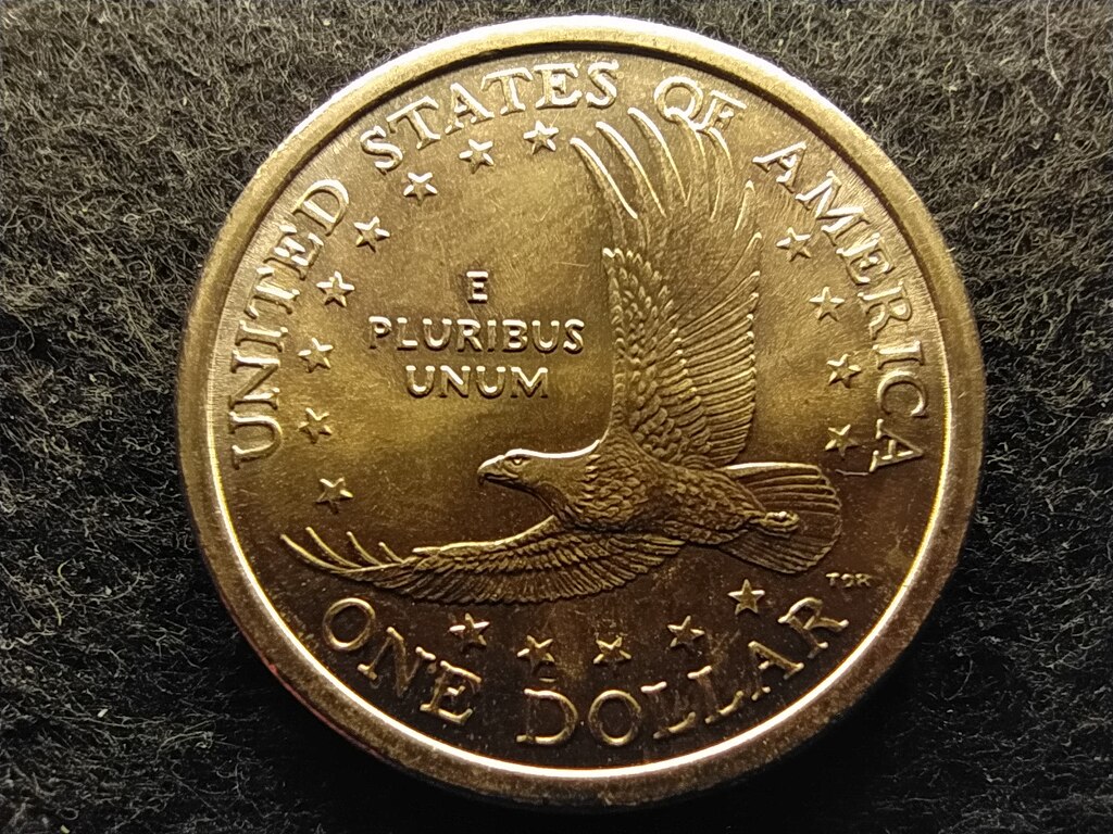 USA Őslak&oacute; indi&aacute;n nő Sacagawea mint&aacute;s sorozat 1 Doll&aacute;r