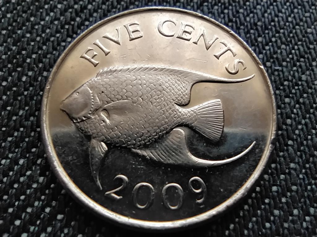 Bermuda II. Erzs&eacute;bet (1952-1961) 5 Cent