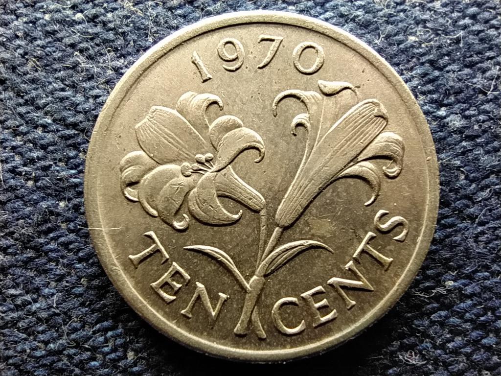 Bermuda II. Erzs&eacute;bet (1952-1961) 10 Cent