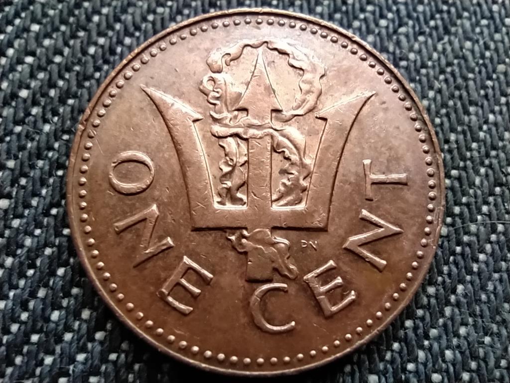 Barbados II. Erzs&eacute;bet (1966-2021) 1 Cent
