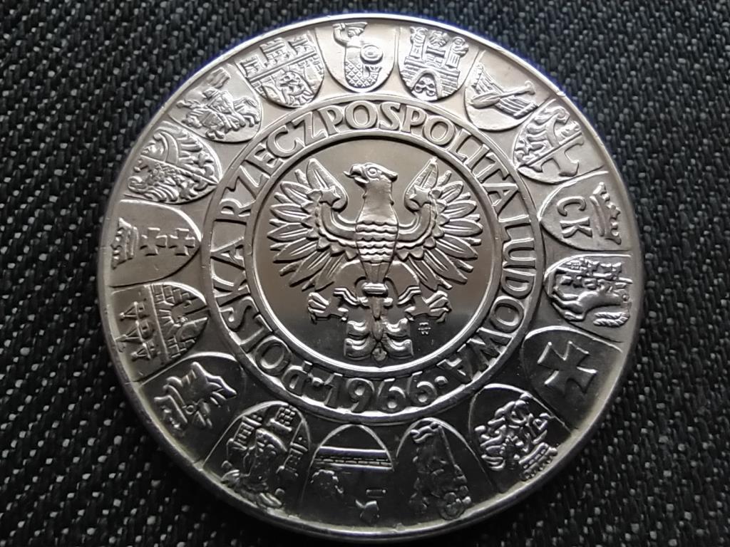 Lengyelorsz&aacute;g Lengyel millenium .900 ez&uuml;st 100 Zloty