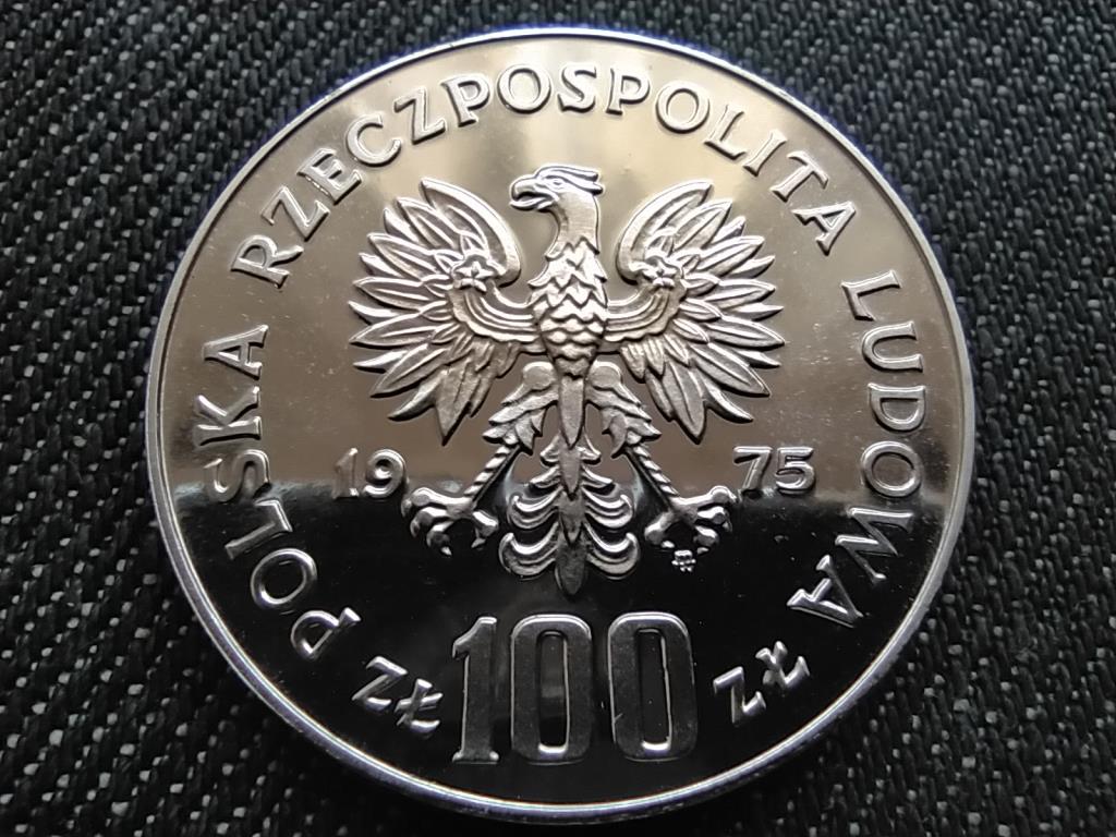 Lengyelorsz&aacute;g Helena Modrzejewska .625 ez&uuml;st 100 Zloty