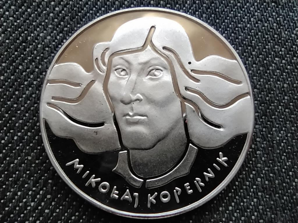 Lengyelorsz&aacute;g 500 &eacute;ve sz&uuml;letett Kopernikusz .625 ez&uuml;st 100 Zloty