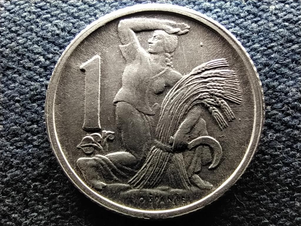 Csehszlov&aacute;kia N&eacute;pk&ouml;zt&aacute;rsas&aacute;g (1948-1960) 1 Korona