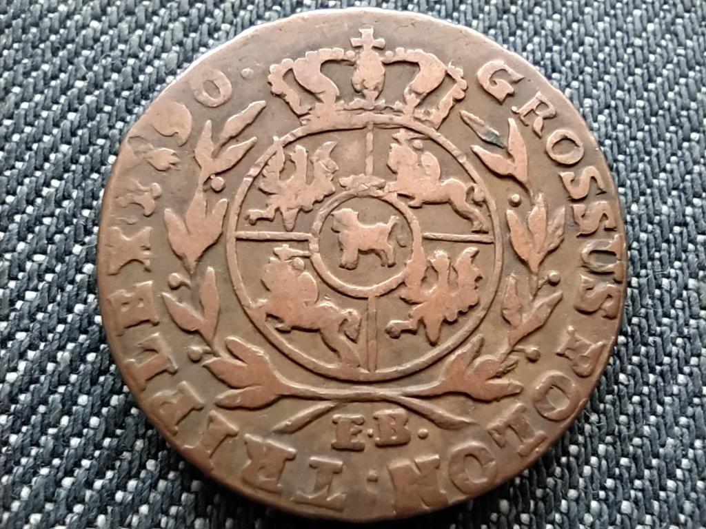 Lengyel-Litv&aacute;n Uni&oacute; II. Szaniszl&oacute; &Aacute;gost (1764-1795) 3 grosze