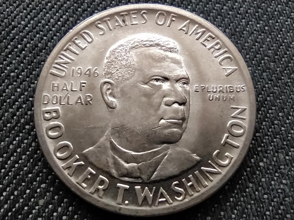 USA Booker T. Washington eml&eacute;kmű .900 ez&uuml;st 1/2 Doll&aacute;r
