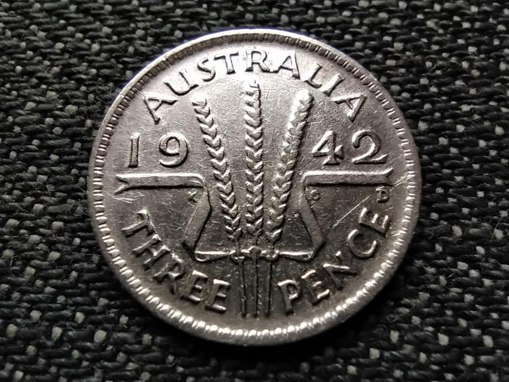 Ausztr&aacute;lia VI. Gy&ouml;rgy (1936-1952) .925 3 Penny
