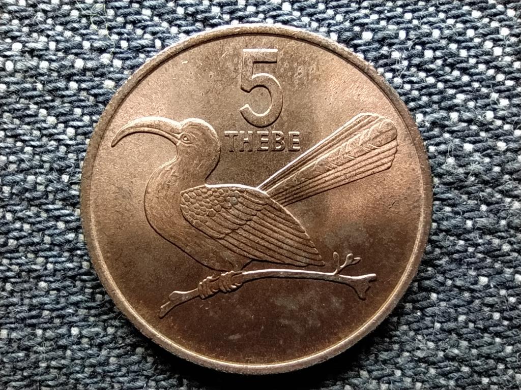 Botswana K&ouml;zt&aacute;rsas&aacute;g (1966-0) 5 Thebe