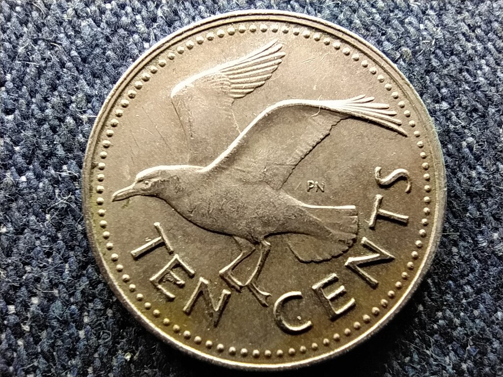Barbados II. Erzs&eacute;bet (1966-2021) 10 Cent