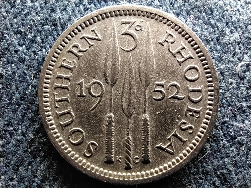 Zimbabwe VI. Gy&ouml;rgy (1936-1952) 3 pence