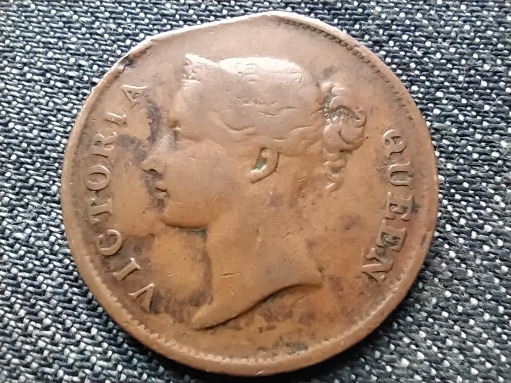 Malaka-szorosi Telepek Vikt&oacute;ria (1837-1901) 1 cent