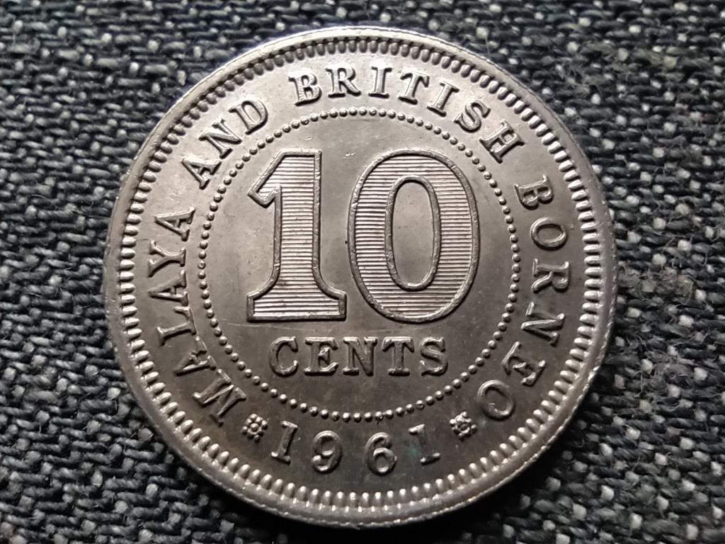 Malajzia II. Erzs&eacute;bet (1952-1963) 10 cent